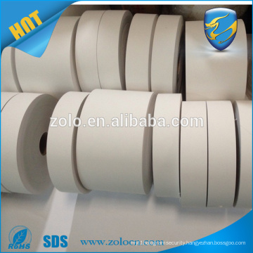 Cheap self printing strong adhesive custom size mini 50 m blank destructible vinyl eggshell sticker rolls